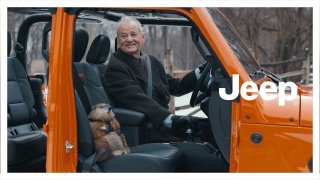 Bill Murray in Jeep