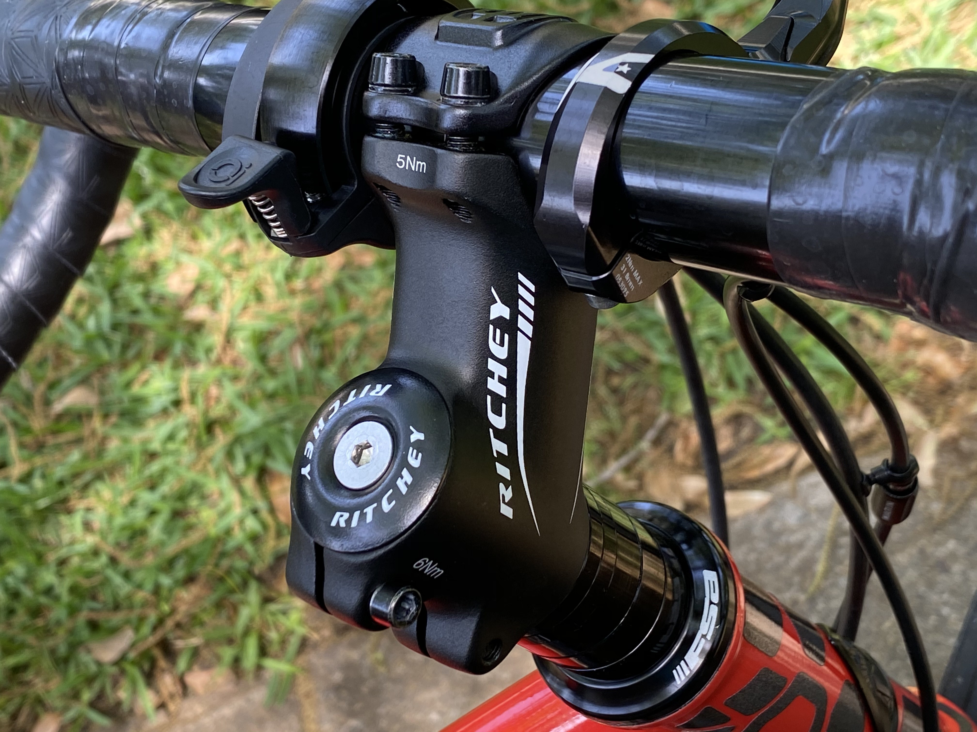 Ritchey stem with FSA headset