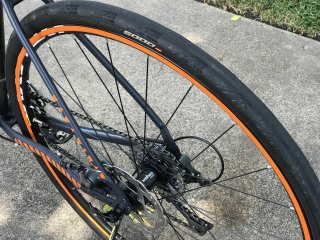 Mavic Aksium / Continental Grand Prix 5000 Wheelset (rear)