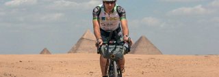 Mark Beaumont in Egypt